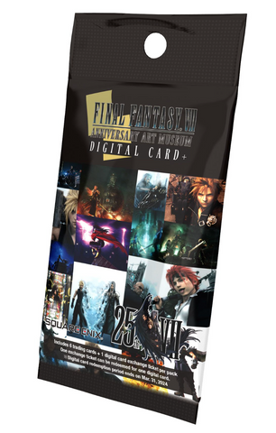 Sealed FINAL FANTASY VII ANNIVERSARY ART MUSEUM DIGITAL CARD PLUS Booster Pack